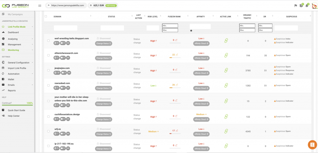 Link Affinity es la herramienta de linkbuilding más completa para SEO