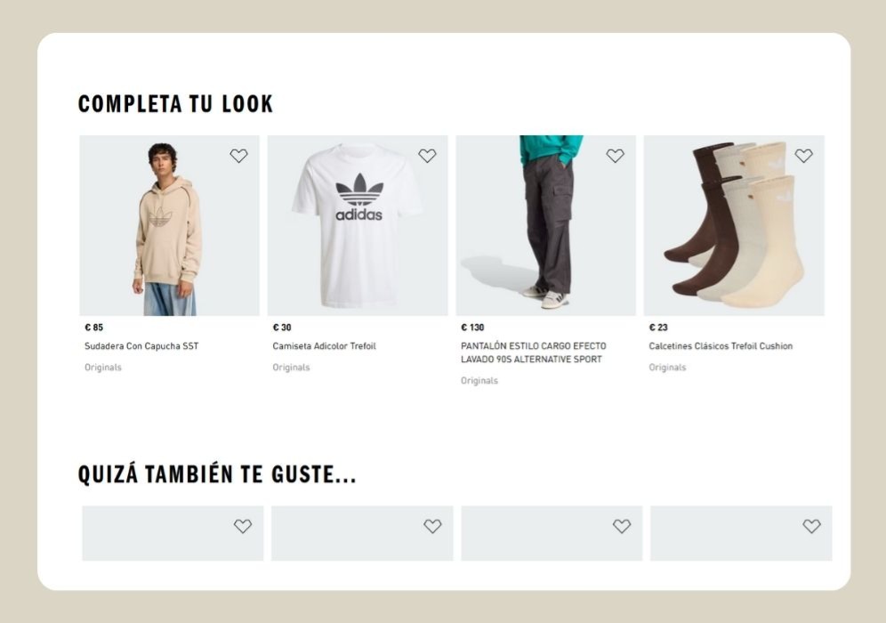 ejemplo de cross selling de Adidas